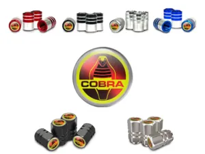Shelby Wheel Valve Covers for Bike Stylish Design